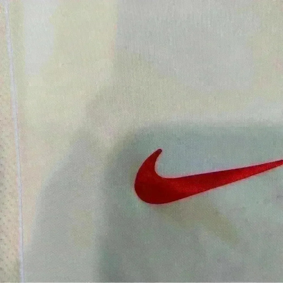 Nike Mens Dri-Fit Ohio State shirt. Size Medium. White with Red Collar - Picture 6 of 13